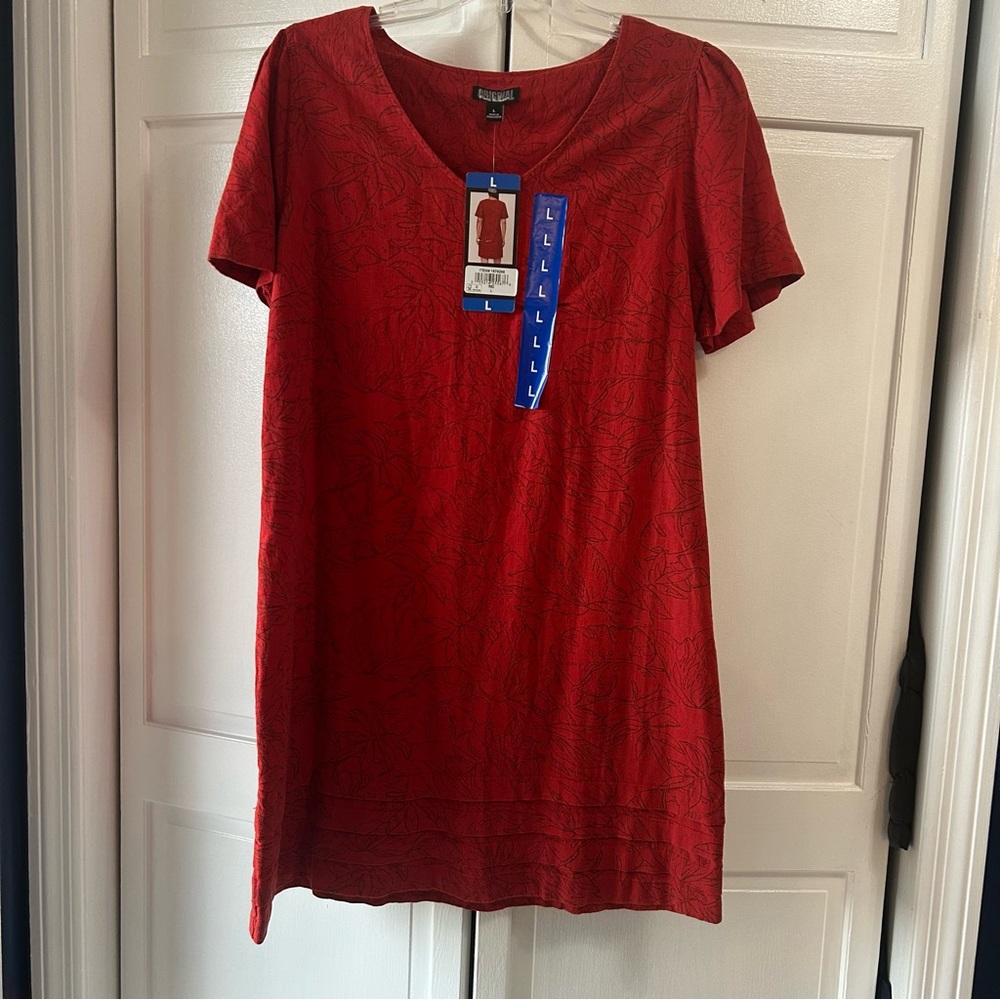 Original Vivid Red Short Sleeve Top